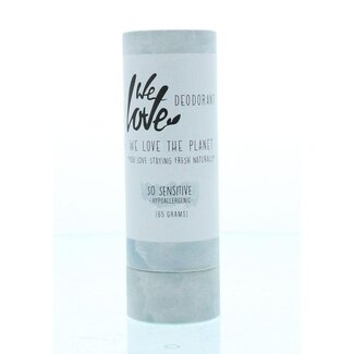 We Love 100% Natural deodorant stick so sensitive 65 Gram