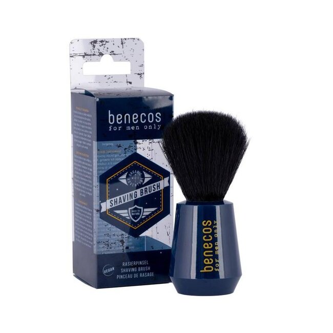 Natural for men only shaving brush - scheerkwast 1 Stuks