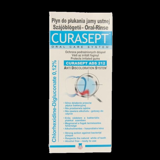 Curasept ADS mondspoelmiddel - 0,12% chloorhexidine 200 Milliliter