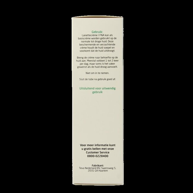 Teva Lanettecreme FNA 100 Gram
