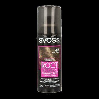 Syoss Syoss Spray Retouche Racines Châtain Moyen 120 ml