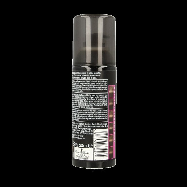 Syoss Spray Retouche Racines Châtain Moyen 120 ml
