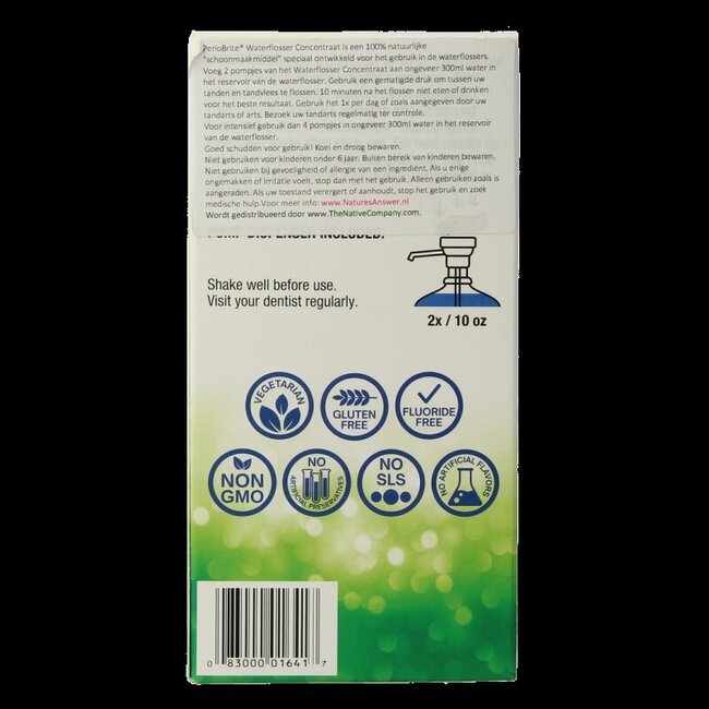 Nature's Answer Periobrite Concentré pour Hydropulseur 22 plantes et Q10 120 ml