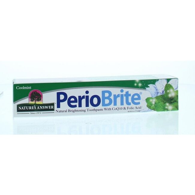 Natures Answer Periobrite natuurlijke tandpasta 22 kruiden en Q10 113 Gram