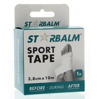 Star balm Sport tape 3.8cm x 10m single box 1 Stuks