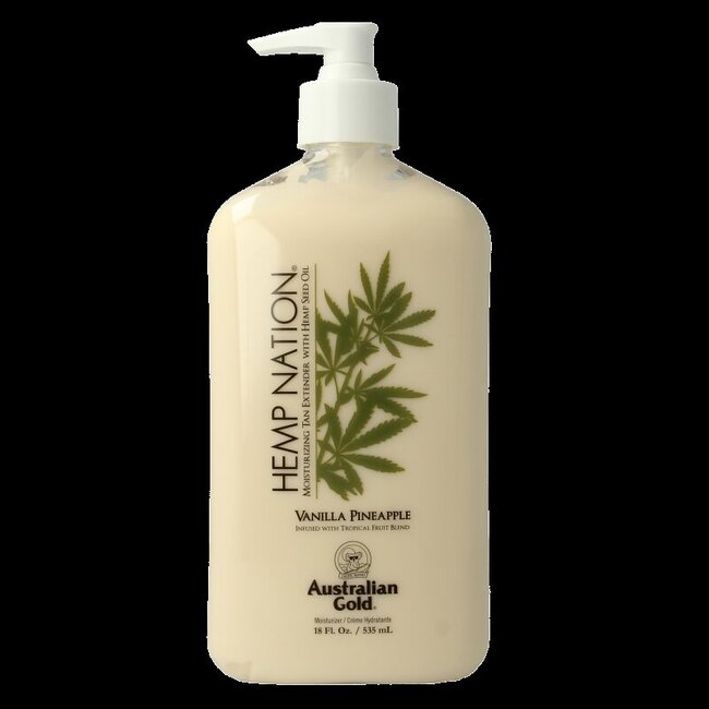 Hemp nation tan extender vanilla pineapple 535 Milliliter