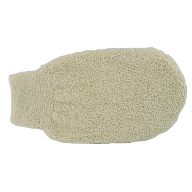 Scrub handschoen bio katoen 1 Stuks
