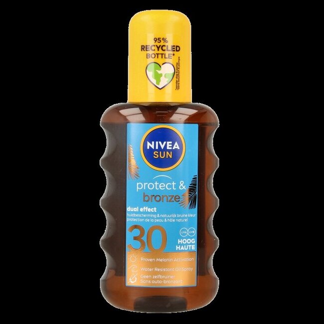 Sun protect & bronze olie spray SPF30 200 Milliliter