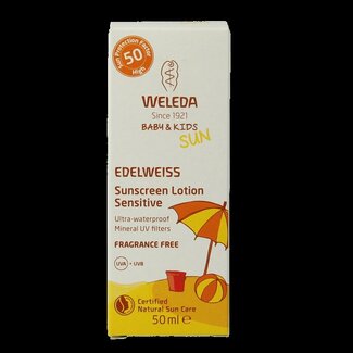 Weleda Weleda Crème Solaire à l'Edelweiss Peau Sensible SPF50 50 ml