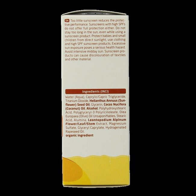 Weleda Crème Solaire à l'Edelweiss Peau Sensible SPF50 50 ml