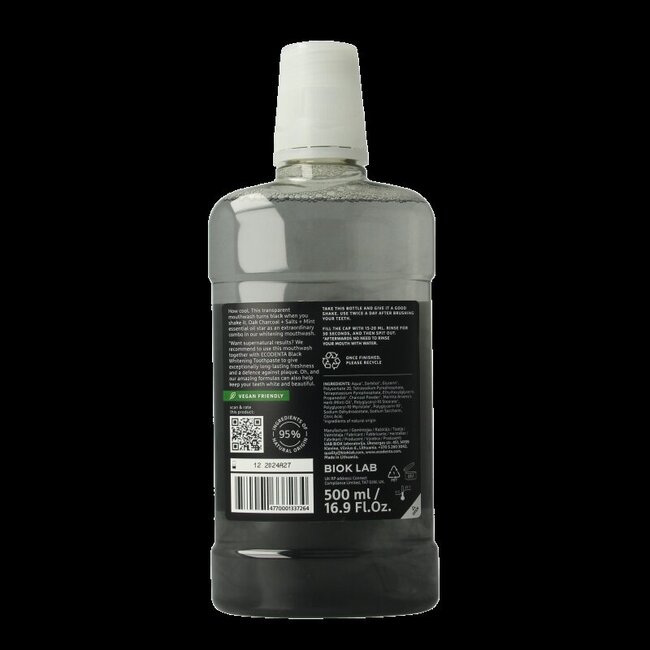 Bain de bouche blanchissant Ecodenta 500 ml