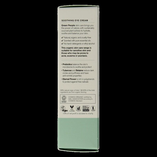 Green People Crème contour des yeux rajeunissante et nourrissante 10 ml