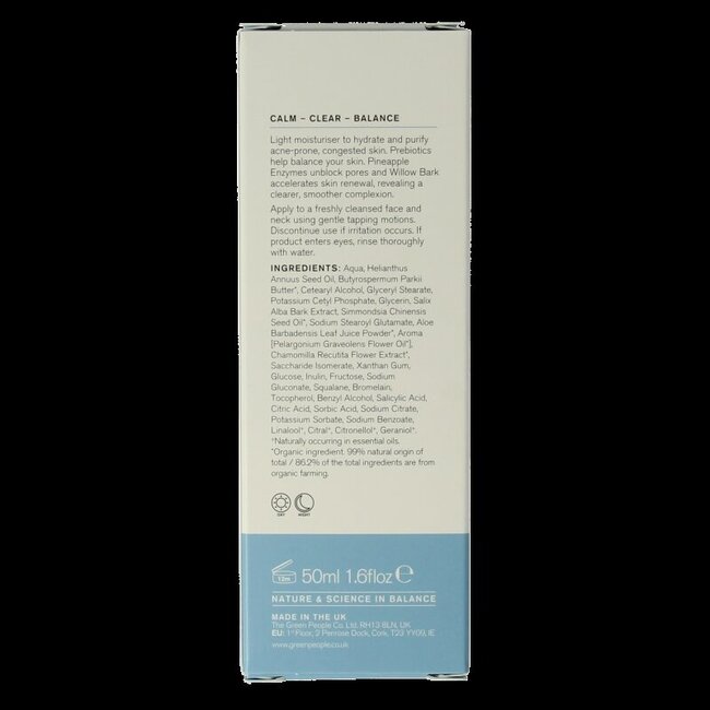 Green People Anti-Blemish Oil Balance 50 Milliliter