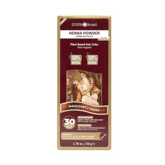 Surya Brasil Henna haarverf poeder mahogany 50 Gram
