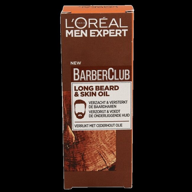 Barber club long beard & skin oil 30 Milliliter