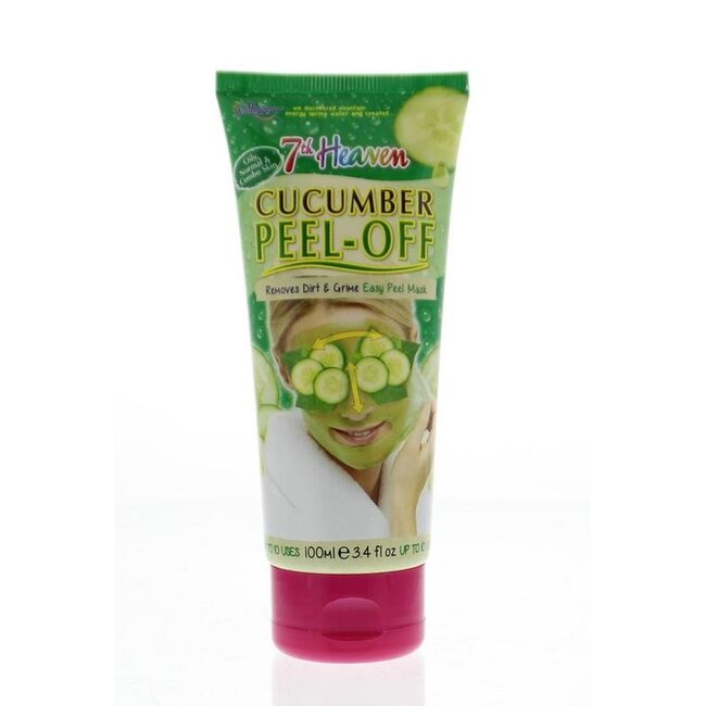 7th Heaven gezichtsmasker cucumber peel-off 100 Milliliter