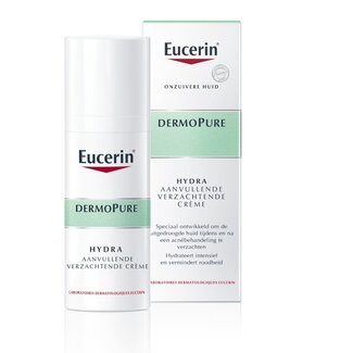 Eucerin Dermopure hydra aanvullende verzachtende creme 50 Milliliter