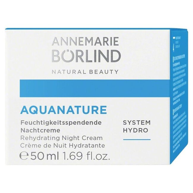 Aquanature hydraterende nachtcreme 50 Milliliter
