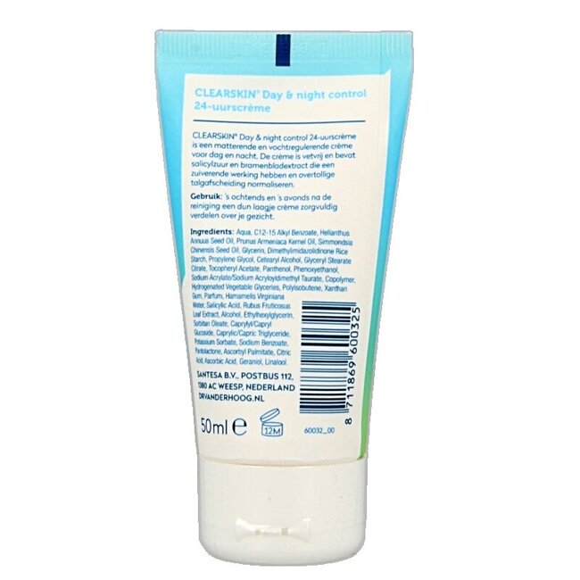Dr. van der Hoog Clearskin day & night control  50 Milliliter