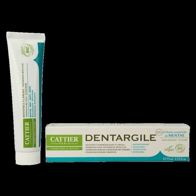 Dentifrice Cattier à la menthe 75 ml
