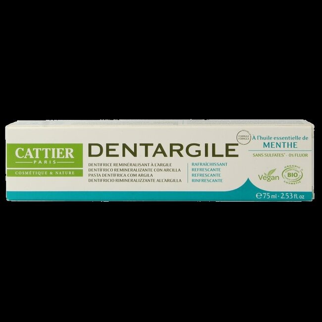 Dentifrice Cattier à la menthe 75 ml
