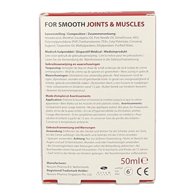 Star Balm Stick baume musculaire 50 millilitres