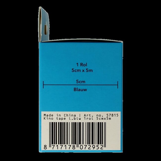 Emdee Kinesio tape licht blauw non cut 1 Rol
