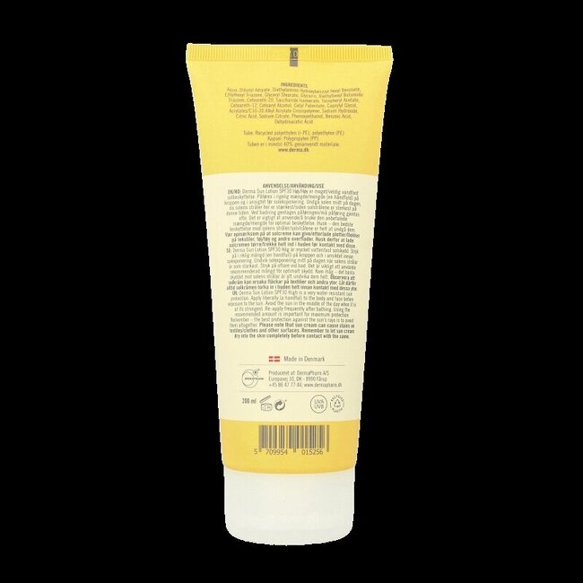 Derma Sun lotion SPF30 200 Milliliter