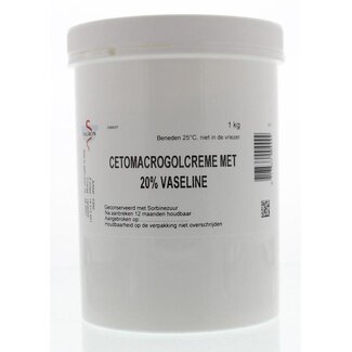 Fagron Cetomacrogol creme 20% vaseline 1 Kilogram