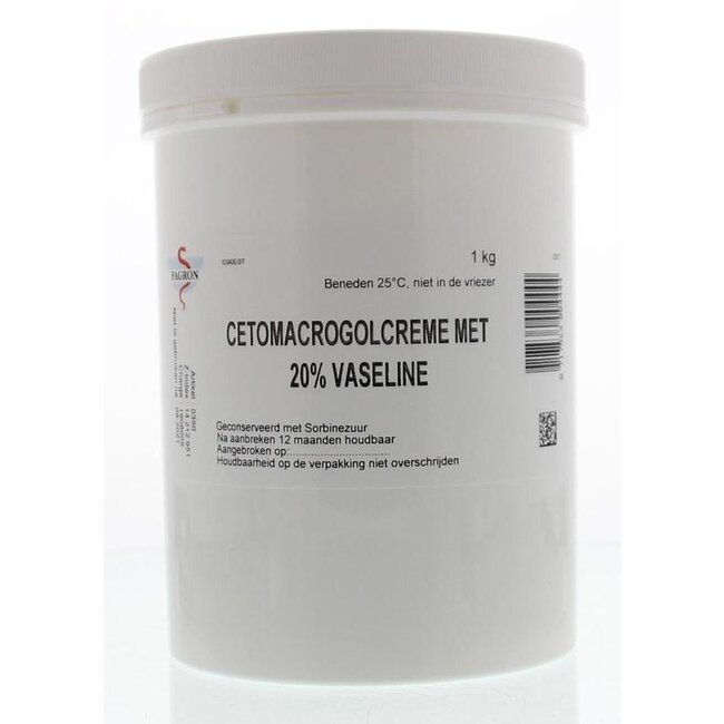 Cetomacrogol creme 20% vaseline 1 Kilogram