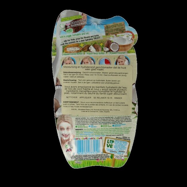 Montagne 7th Heaven gezichtmasker creamy coconut 15 Milliliter