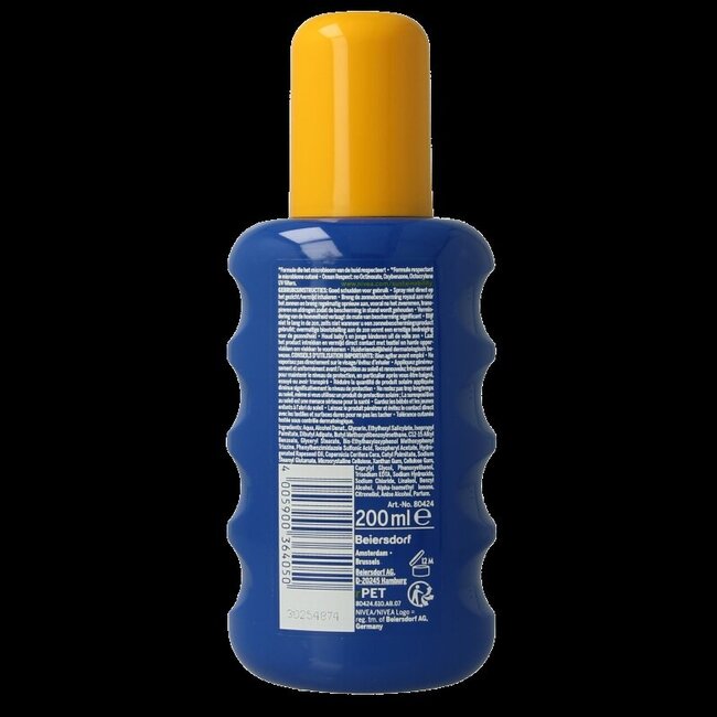 Nivea Sun Protect & Hydrate Spray Solaire SPF15 200 ml