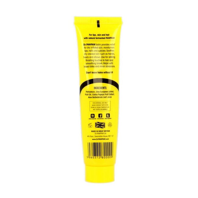 Dr. Pawpaw Multifunctionele balsem original yellow 25 Milliliter