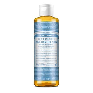 Dr Bronners Liquid soap baby mild 240 Milliliter