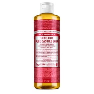Dr Bronners Liquid soap roos 475 Milliliter