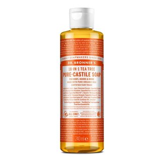 Dr Bronners Liquid soap tea tree 240 Milliliter
