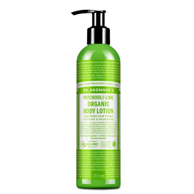 Bodylotion patchouli lime 240 Milliliter