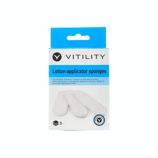 Vitility Vitility Aanbrenghulp spons 3 Stuks