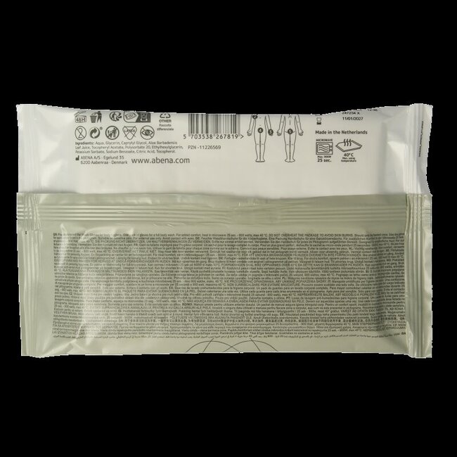 Gants de toilette imprégnés Abena soin 5 pièces