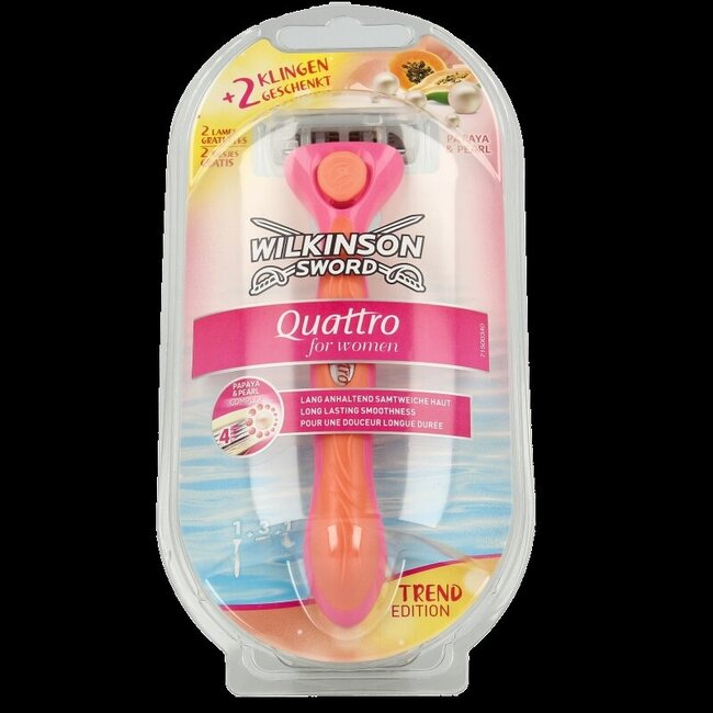 Quattro woman coral razor 1 Stuks
