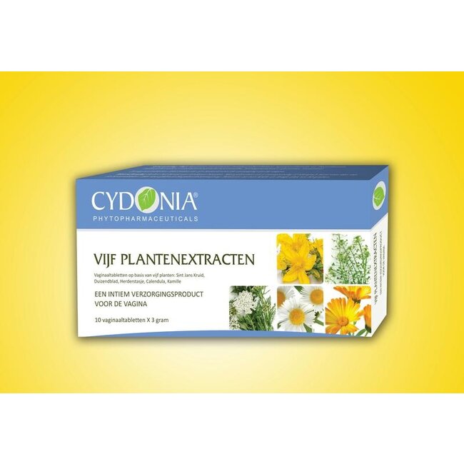 Vijf plantenextractien intiem 10 Zetpillen