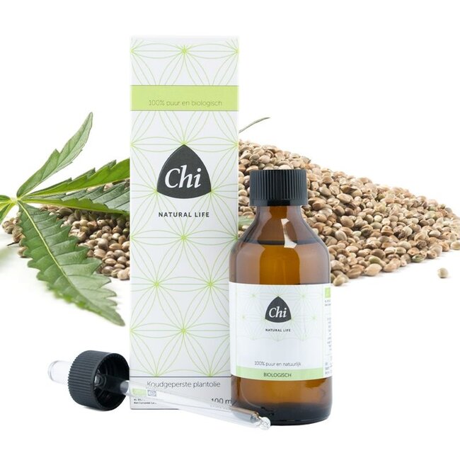 Hennepzaad vette plantenolie 100 Milliliter