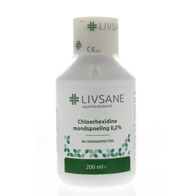 Chloorhexidine digluconaat mondspoeling 0,2% 200 Milliliter