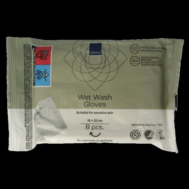 Wet wash washandjes verzorgend 8 Stuks