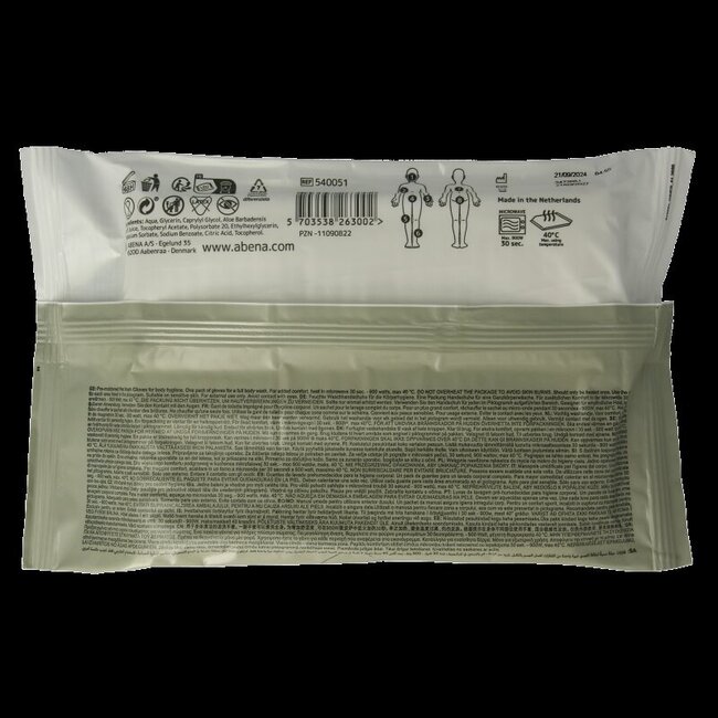 Abena Wet wash washandjes verzorgend 8 Stuks