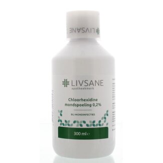 Livsane Chloorhexidine mondspoel 0.2% 300 Milliliter