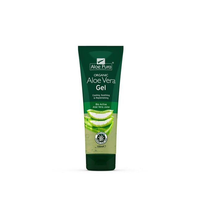 Optima Aloe pura aloe vera gel organic original 100 Milliliter