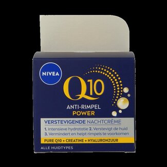 Nivea Visage anti-rimpel nachtcreme Q10+ 50 Milliliter