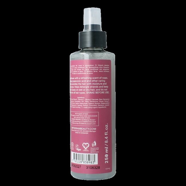 Urtekram Après-shampooing spray à la rose 250 ml