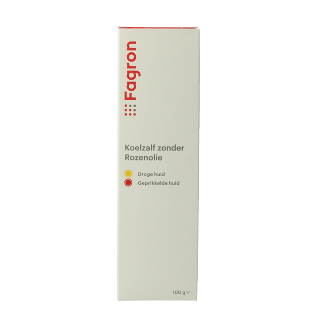 Koelzalf zonder rozenolie doos & bijsluiter 100 Gram